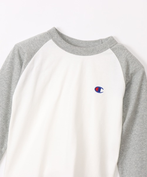 Champion（チャンピオン）の「【Champion/チャンピオン】キッズ ベーシック ラグランロングスリーブTシャツ（Tシャツ/カットソー・キッズ・ネイビー/グレー/ブラック/グレー系その他7/その他・140/130/160/120/150/110/100）」の10枚目の写真