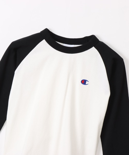 Champion（チャンピオン）の「【Champion/チャンピオン】キッズ ベーシック ラグランロングスリーブTシャツ（Tシャツ/カットソー・キッズ・ネイビー/グレー/ブラック/グレー系その他7/その他・140/130/160/120/150/110/100）」の7枚目の写真