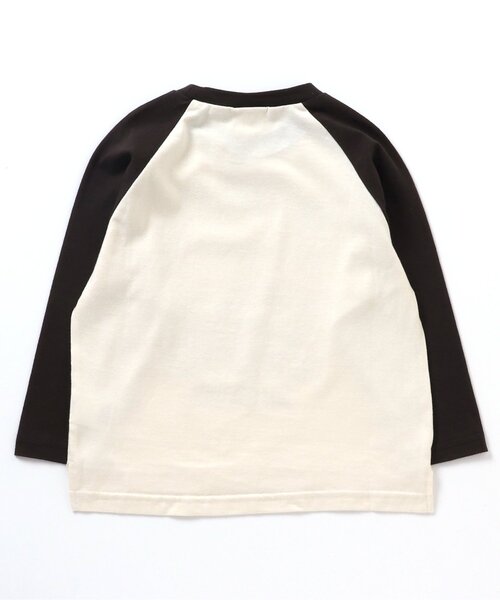 BREEZE（ブリーズ）の「ヴィンテージカー ラグランロンT（Tシャツ/カットソー・キッズ・オフホワイト/チャコール・100/90/120/80/110/130/140）」の7枚目の写真