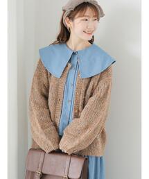 ehka sopo | ファンシーヤーンクルーカーディガン(カーディガン/ボレロ)