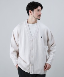 BEVERLY HILLS POLO CLUB / ワンポイントVネックニットカーディガン