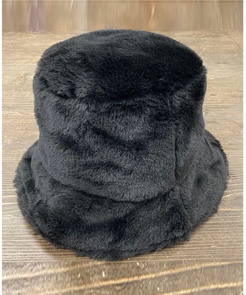 UP START（アップスタート）の「【Strawberry Vally】フェイクファーハット 大人カジュアル（ハット・レディース・ブラック/ベージュ/ブラウン・FREE）」の2枚目の写真