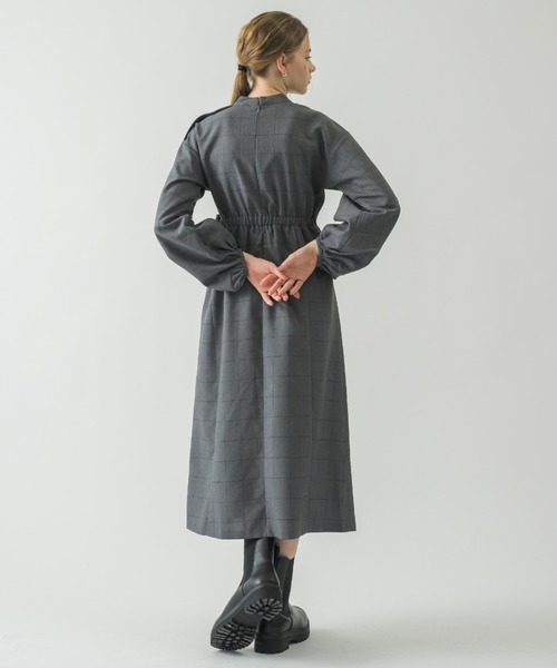 idem big ribbon onepiece/チェック柄リボンワンピース idem（イデム）の「big ribbon onepiece/チェック柄リボン