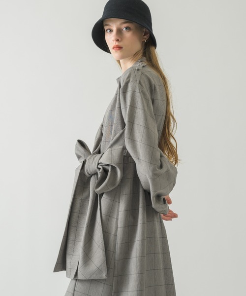 idem big ribbon onepiece/チェック柄リボンワンピース idem（イデム）の「big ribbon onepiece/チェック柄リボン