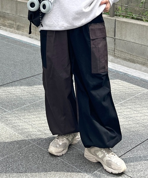 CPCM（シーピーシーエム）の「綿ツイルカーゴパンツ（カーゴパンツ・メンズ・アイボリー/カーキ/ブラック/オリーブ/チャコールグレー・FREE）」の13枚目の写真