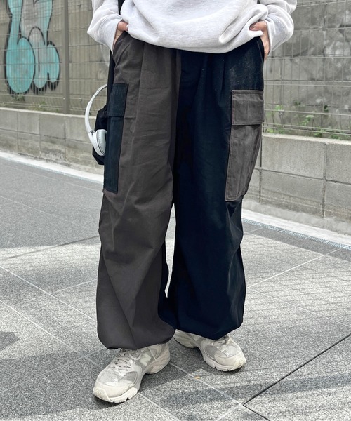 CPCM（シーピーシーエム）の「綿ツイルカーゴパンツ（カーゴパンツ・メンズ・アイボリー/カーキ/ブラック/オリーブ/チャコールグレー・FREE）」の15枚目の写真