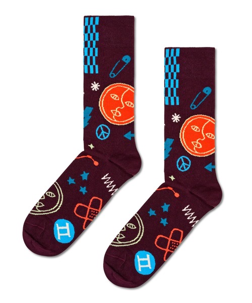 Happy Socks(ハッピーソックス)の「Happy Socks Zodiac 星座 クルーソックス 10231116-1127(ソックス/靴下・レディース・J/B/A/K/I/F/D/L/E/C/H/G・M/L)」の4枚目の写真