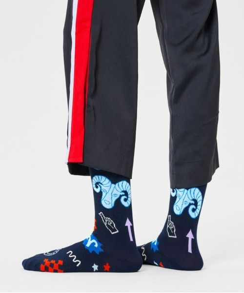 Happy Socks(ハッピーソックス)の「Happy Socks Zodiac 星座 クルーソックス 10231116-1127(ソックス/靴下・レディース・J/B/A/K/I/F/D/L/E/C/H/G・M/L)」の14枚目の写真