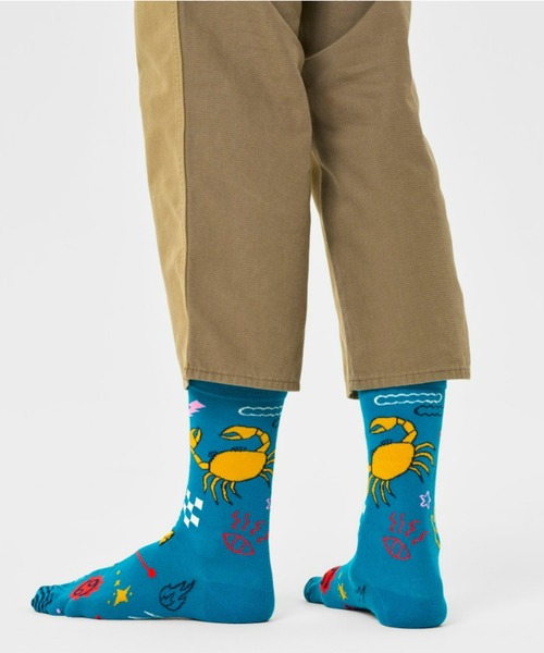 Happy Socks(ハッピーソックス)の「Happy Socks Zodiac 星座 クルーソックス 10231116-1127(ソックス/靴下・レディース・J/B/A/K/I/F/D/L/E/C/H/G・M/L)」の19枚目の写真