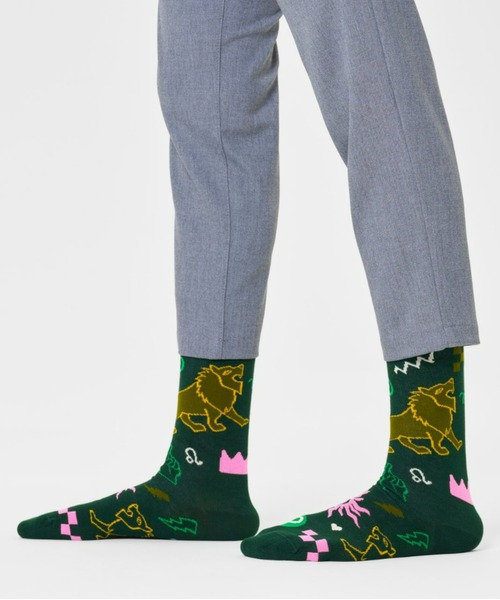 Happy Socks(ハッピーソックス)の「Happy Socks Zodiac 星座 クルーソックス 10231116-1127(ソックス/靴下・レディース・J/B/A/K/I/F/D/L/E/C/H/G・M/L)」の21枚目の写真