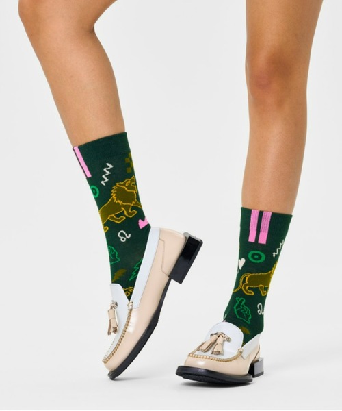 Happy Socks(ハッピーソックス)の「Happy Socks Zodiac 星座 クルーソックス 10231116-1127(ソックス/靴下・レディース・J/B/A/K/I/F/D/L/E/C/H/G・M/L)」の22枚目の写真