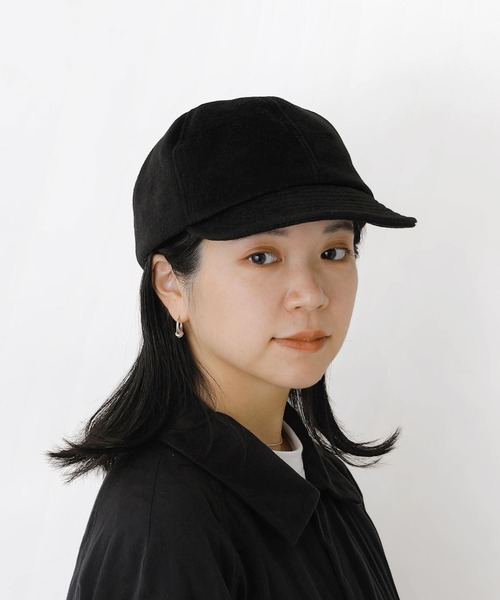 halo commodity(ハロ コモディティー)の「halo commodity ハロ コモディティー Nap Smooth Cap ナップスムースキャップ(キャップ・レディース・ダークブラウン/ライトベージュ/ブラック・FREE)」の2枚目の写真