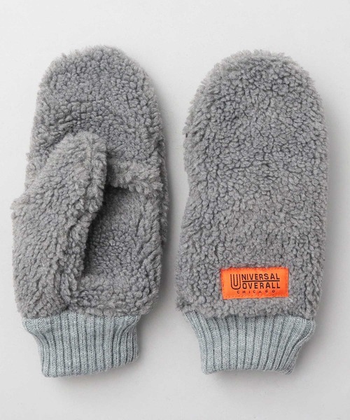 UNIVERSAL OVERALL（ユニバーサルオーバーオール）の「選べる2素材 シープボア コーデュロイ×ピーチスキン フラップ ミトングローブ（手袋・レディース・ベージュ/ブラック系その他/ブラウン系その他/ブラウン/ブラック/オフホワイト/グレー/ベージュ系その他/ホワイト系その他/ブラウン系その他2・FREE）」の13枚目の写真