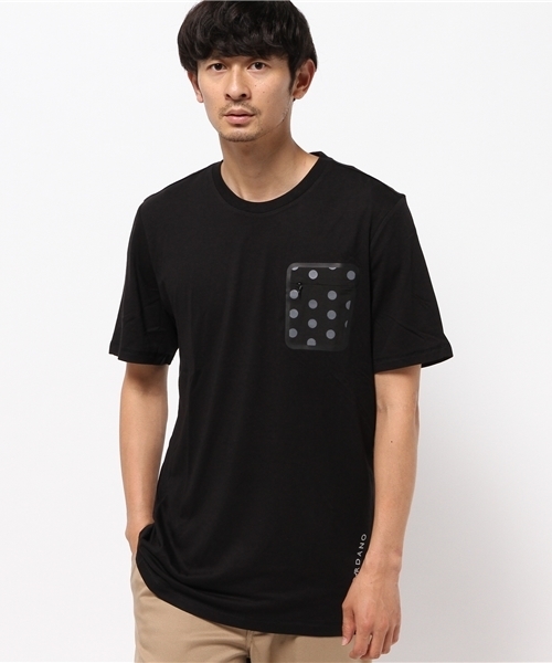 GIORDANO（ジョルダーノ）の「[GIORDANO ×　Lowe alpine]デザインポケットＴシャツ（Tシャツ/カットソー・メンズ・ホワイト/ブラック/グレー/ブルー・MEDIUM/LARGE/X-LARGE/SMALL）」の3枚目の写真