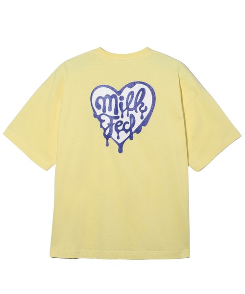 tシャツ MELTY PLUMP HEART S/S TEE レディース メンズ セール】MELTY HEART S/S TEE（Tシャツ/カットソー）｜MILKFED
