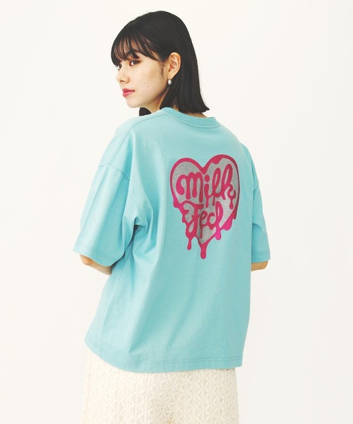 MILKFED.（ミルクフェド）の「MELTY HEART S/S TEE（Tシャツ/カットソー・レディース・ホワイト/ライトイエロー/ブラック/ライトグリーン・L/M）」の16枚目の写真