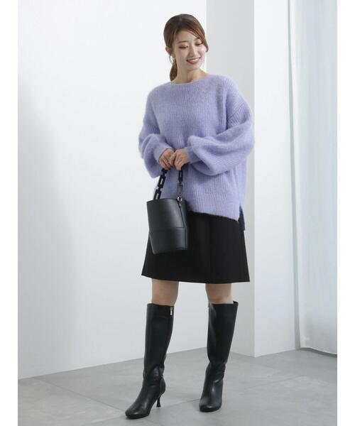 Te chichi（テチチ）の「エアリーシャギーニットプルオーバー（ニット/セーター・レディース・グレー/ミント/ラベンダー・F）」の8枚目の写真