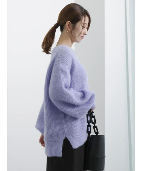 Te chichi（テチチ）の「エアリーシャギーニットプルオーバー（ニット/セーター・レディース・グレー/ミント/ラベンダー・F）」の11枚目の写真