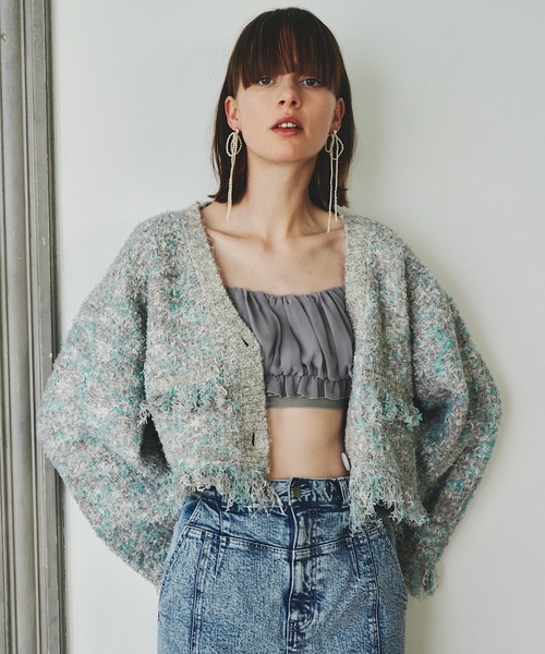 J1U by LA BELLE ETUDE（ジユウバイラベルエチュード）の「パールリボンピアス（ピアス（両耳用）・レディース・ホワイト・FREE）」の5枚目の写真