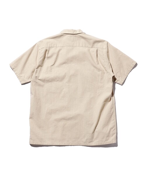 BEAMS PLUS（ビームスプラス）の「BEAMS PLUS /  ガーメントダイ パナマ ショートスリーブ オープンカラー シャツ（シャツ/ブラウス・メンズ・ピンク系その他/グリーン系その他/オリーブ/サンドベージュ・LARGE/MEDIUM/SMALL/X-LARGE）」の18枚目の写真