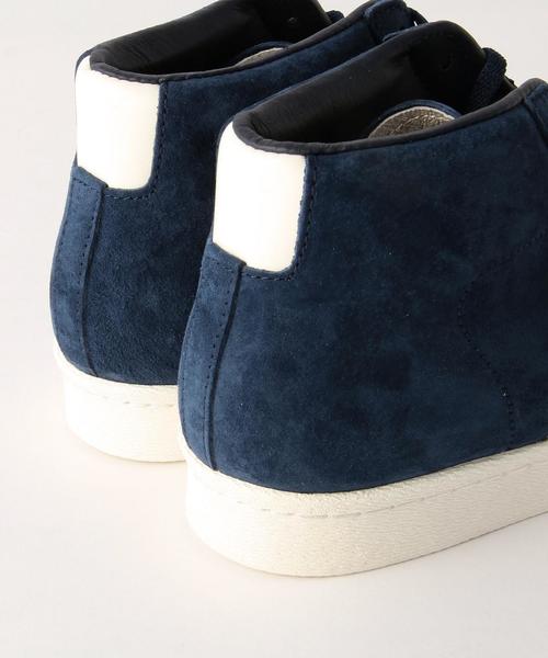 Another Edition（アナザーエディション）の「【展開店舗限定】adidas　PRO MODEL VINTAGE DLX/BCadidas PRO/M VNTG DLX（スニーカー・レディース・ホワイト/ネイビー・22.5cm/23.5cm/24.5cm）」の5枚目の写真