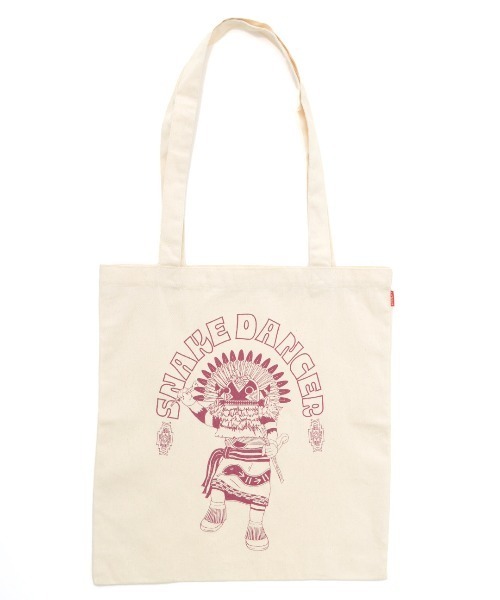 チチカカ（チチカカ）の「プリントトートバッグ（トートバッグ・レディース・ボルドー/グリーン/ピンク/ライトグレー/ブラック/ブルー・FREE）」の17枚目の写真