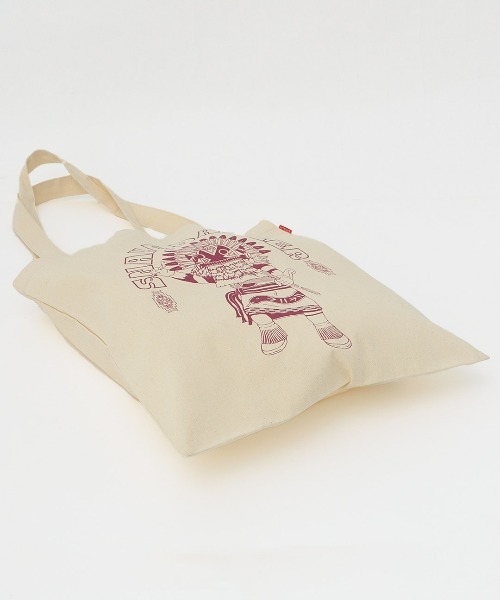 チチカカ（チチカカ）の「プリントトートバッグ（トートバッグ・レディース・ボルドー/グリーン/ピンク/ライトグレー/ブラック/ブルー・FREE）」の19枚目の写真