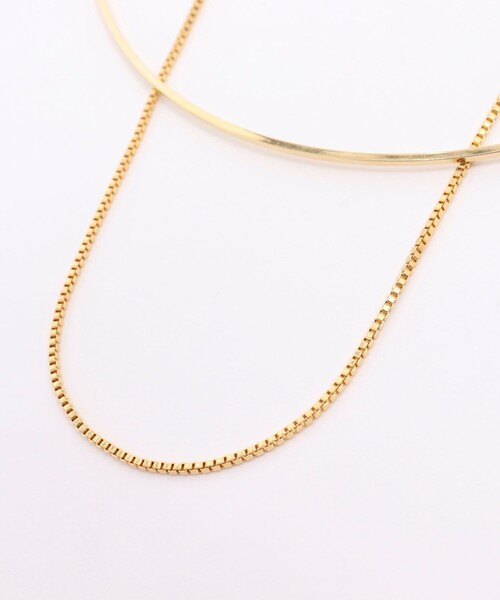 NOLLEY’S（ノーリーズ）の「チェーンレイヤードチョーカー・2（ネックレス・レディース・ゴールド/シルバー・FREE）」の9枚目の写真