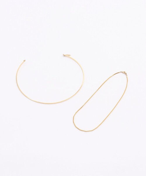 NOLLEY’S（ノーリーズ）の「チェーンレイヤードチョーカー・2（ネックレス・レディース・ゴールド/シルバー・FREE）」の13枚目の写真
