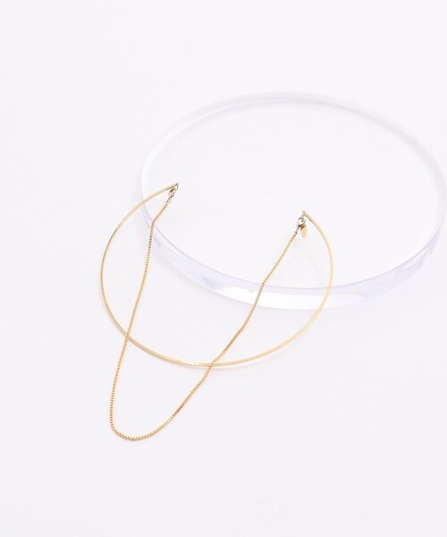 NOLLEY’S（ノーリーズ）の「チェーンレイヤードチョーカー・2（ネックレス・レディース・ゴールド/シルバー・FREE）」の5枚目の写真