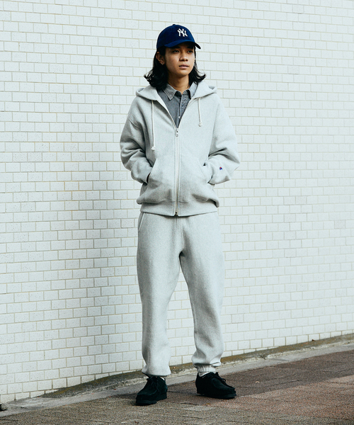 セール】【CHAMPION / チャンピオン】別注 SOLID ZIP SWEAT