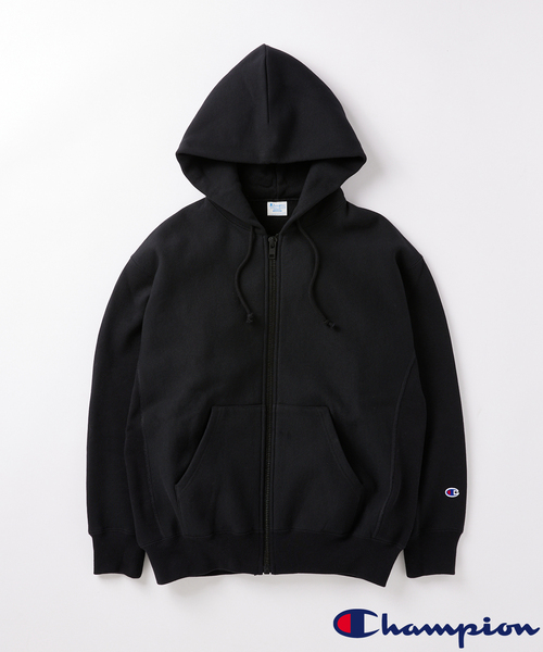 セール】【CHAMPION / チャンピオン】別注 SOLID ZIP SWEAT