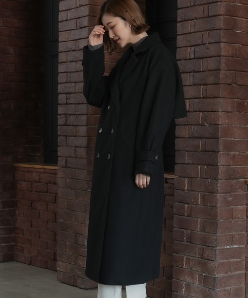 LOUISE ODIER（ルイーズオディール）の「ウィンタートレンチコート（トレンチコート・レディース・チャコールグレー/ブラック/アイボリー・MEDIUM）」の13枚目の写真