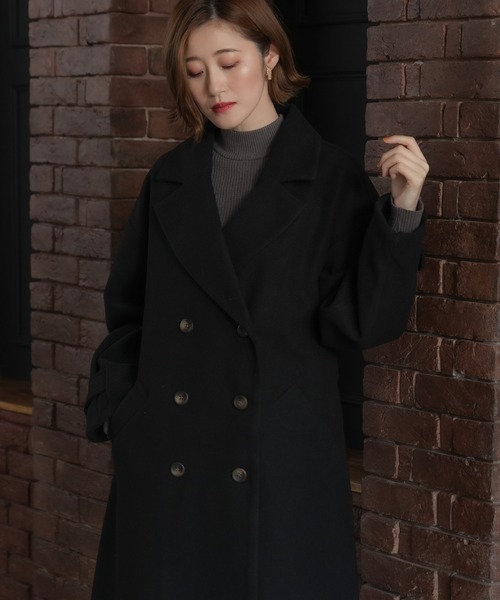 LOUISE ODIER（ルイーズオディール）の「ウィンタートレンチコート（トレンチコート・レディース・チャコールグレー/ブラック/アイボリー・MEDIUM）」の14枚目の写真