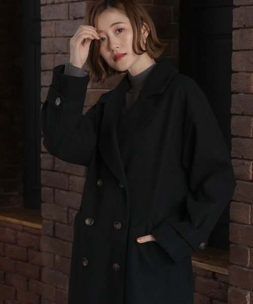 LOUISE ODIER（ルイーズオディール）の「ウィンタートレンチコート（トレンチコート・レディース・チャコールグレー/ブラック/アイボリー・MEDIUM）」の15枚目の写真