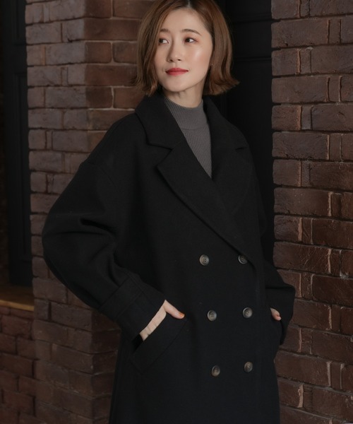 LOUISE ODIER（ルイーズオディール）の「ウィンタートレンチコート（トレンチコート・レディース・チャコールグレー/ブラック/アイボリー・MEDIUM）」の17枚目の写真