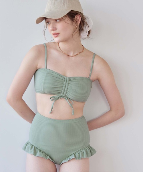 3点セット/シアートップス付ビキニ/水着（水着）｜SEA DRESS