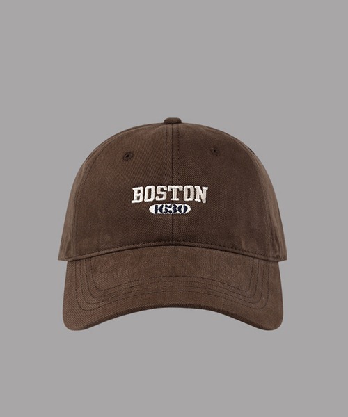 aimoha（アイモハ）の「aimoha outdoorユニセックス　ロゴ刺繍キャップ（キャップ・レディース・ブラウン/グレー/ワインレッド/ネイビー/ブラック/チョコ/グリーン/ベージュ/オフホワイト・FREE）」の6枚目の写真