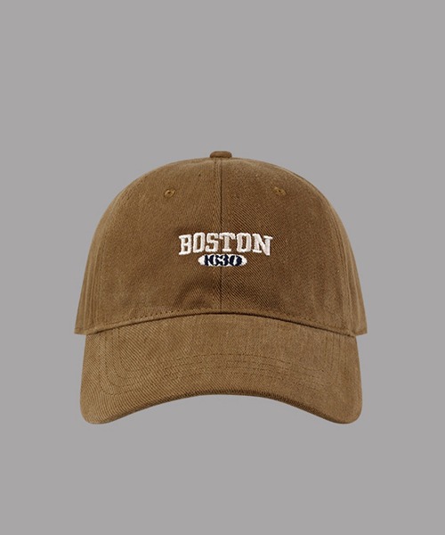 aimoha（アイモハ）の「aimoha outdoorユニセックス　ロゴ刺繍キャップ（キャップ・レディース・ブラウン/グレー/ワインレッド/ネイビー/ブラック/チョコ/グリーン/ベージュ/オフホワイト・FREE）」の5枚目の写真