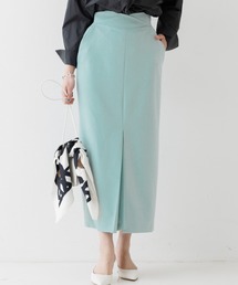 Rouge vif | ウエスト切り替えスリットスカート(スカート)