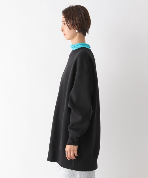 LEPSIM(レプシィム)の「クルーネックチュニックワンピース 100813(スウェット・レディース・ブルー/ライトグレー/ブラック・FREE)」の20枚目の写真