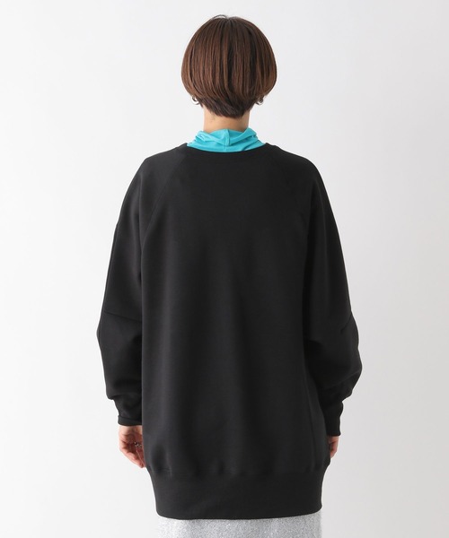 LEPSIM(レプシィム)の「クルーネックチュニックワンピース 100813(スウェット・レディース・ブルー/ライトグレー/ブラック・FREE)」の21枚目の写真