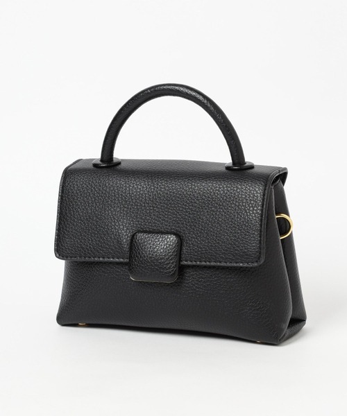 Andemiu(アンデミュウ)の「フラップハンドBAG106175(ハンドバッグ・レディース・ブラック/オフホワイト・FREE)」の12枚目の写真