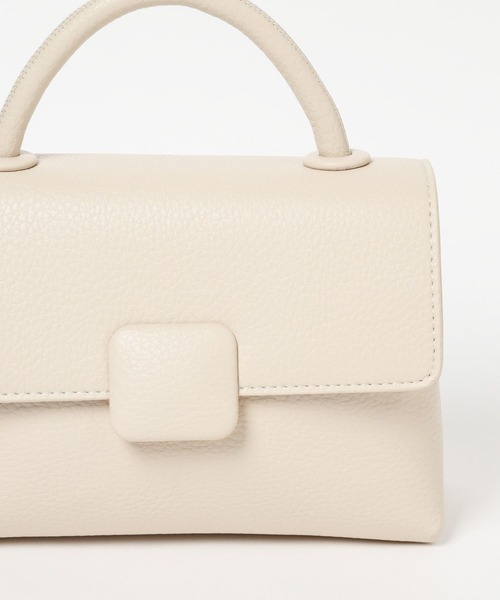 Andemiu(アンデミュウ)の「フラップハンドBAG106175(ハンドバッグ・レディース・ブラック/オフホワイト・FREE)」の10枚目の写真