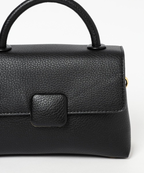 Andemiu(アンデミュウ)の「フラップハンドBAG106175(ハンドバッグ・レディース・ブラック/オフホワイト・FREE)」の11枚目の写真