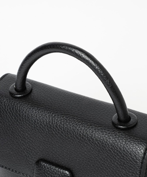 Andemiu(アンデミュウ)の「フラップハンドBAG106175(ハンドバッグ・レディース・ブラック/オフホワイト・FREE)」の15枚目の写真