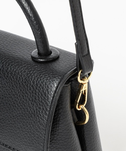 Andemiu(アンデミュウ)の「フラップハンドBAG106175(ハンドバッグ・レディース・ブラック/オフホワイト・FREE)」の18枚目の写真