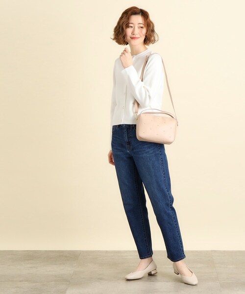 grove（グローブ）の「◆キレイ目見え♪デニムテーパードパンツ（デニムパンツ・レディース・ブルー/ネイビー/ブルー系その他・03/02/01/05/04）」の5枚目の写真