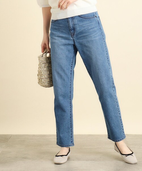 grove（グローブ）の「◆キレイ目見え♪デニムテーパードパンツ（デニムパンツ・レディース・ブルー/ネイビー/ブルー系その他・03/02/01/05/04）」の14枚目の写真