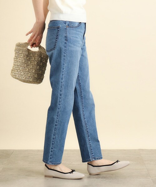 grove（グローブ）の「◆キレイ目見え♪デニムテーパードパンツ（デニムパンツ・レディース・ブルー/ネイビー/ブルー系その他・03/02/01/05/04）」の15枚目の写真